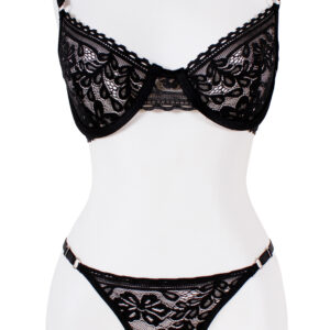 DANTEL ÇİÇEK İŞLEMELİ TAKIM