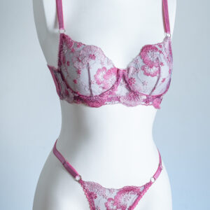 DANTEL ÇİÇEK İŞLEMELİ TAKIM