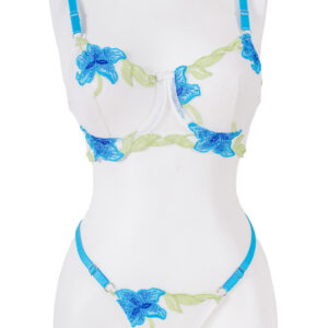 DANTEL ÇİÇEK İŞLEMELİ TAKIM