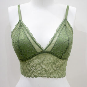 dantel haki bralet