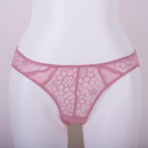 Pembe Dantel Tül Külot