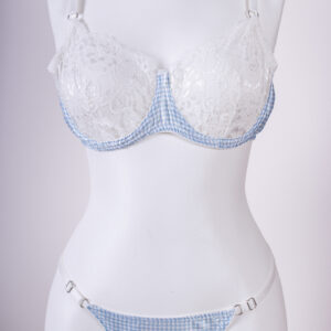 Saten Dantelli Sütyen Takım